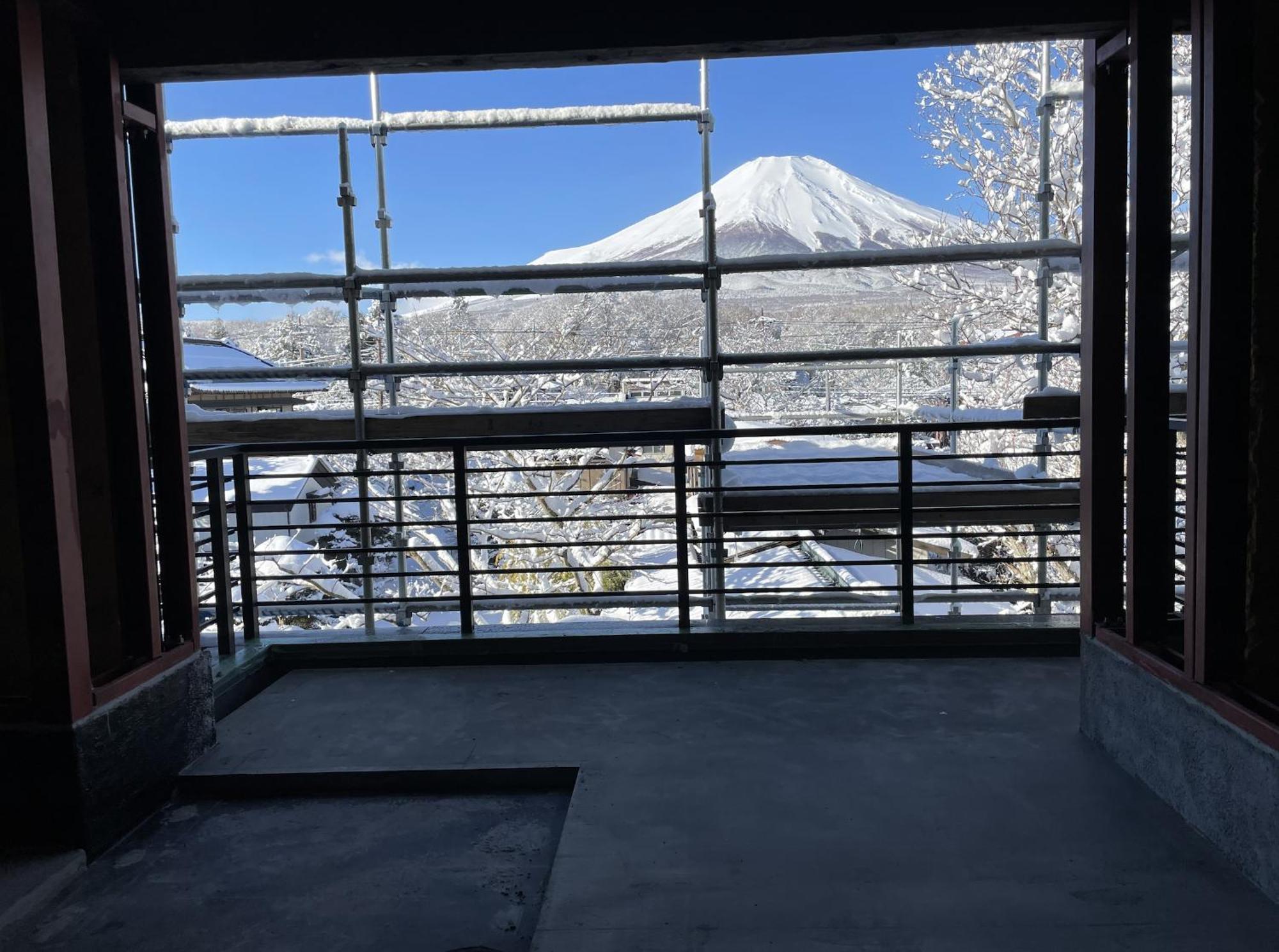 Fujishiyama no Miea n 室 個室 Souna 付 旅館 Imk Яманакако Экстерьер фото